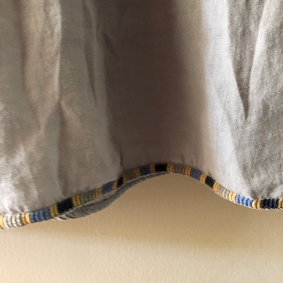 JOHNNY WAS WORKSHOP GRAY LINEN DRESS SZ. XXL NWT'S - Picture 6 of 6